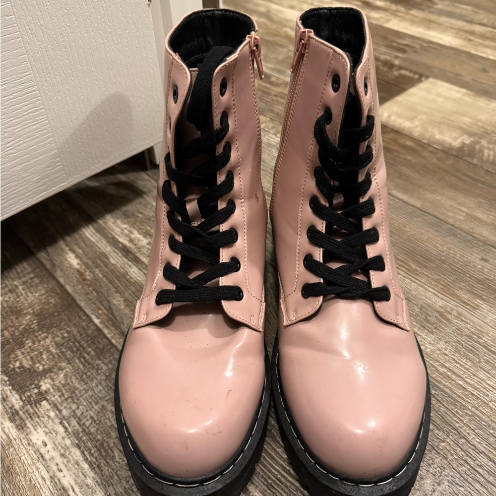 Pink boots